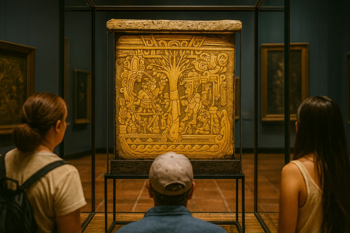 Ancient Mesoamerican Tree Of Life Symbolism