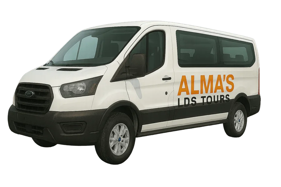 Alma's LDS Tours Van